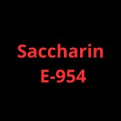 Oplysning om Saccharin